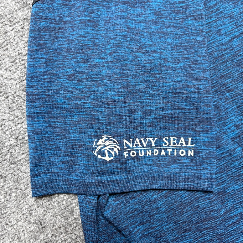 Lululemon Shirt Mens Medium Blue Swiftly Yoga Gym Athleisure Crossfit Murph - Picture 4 of 9